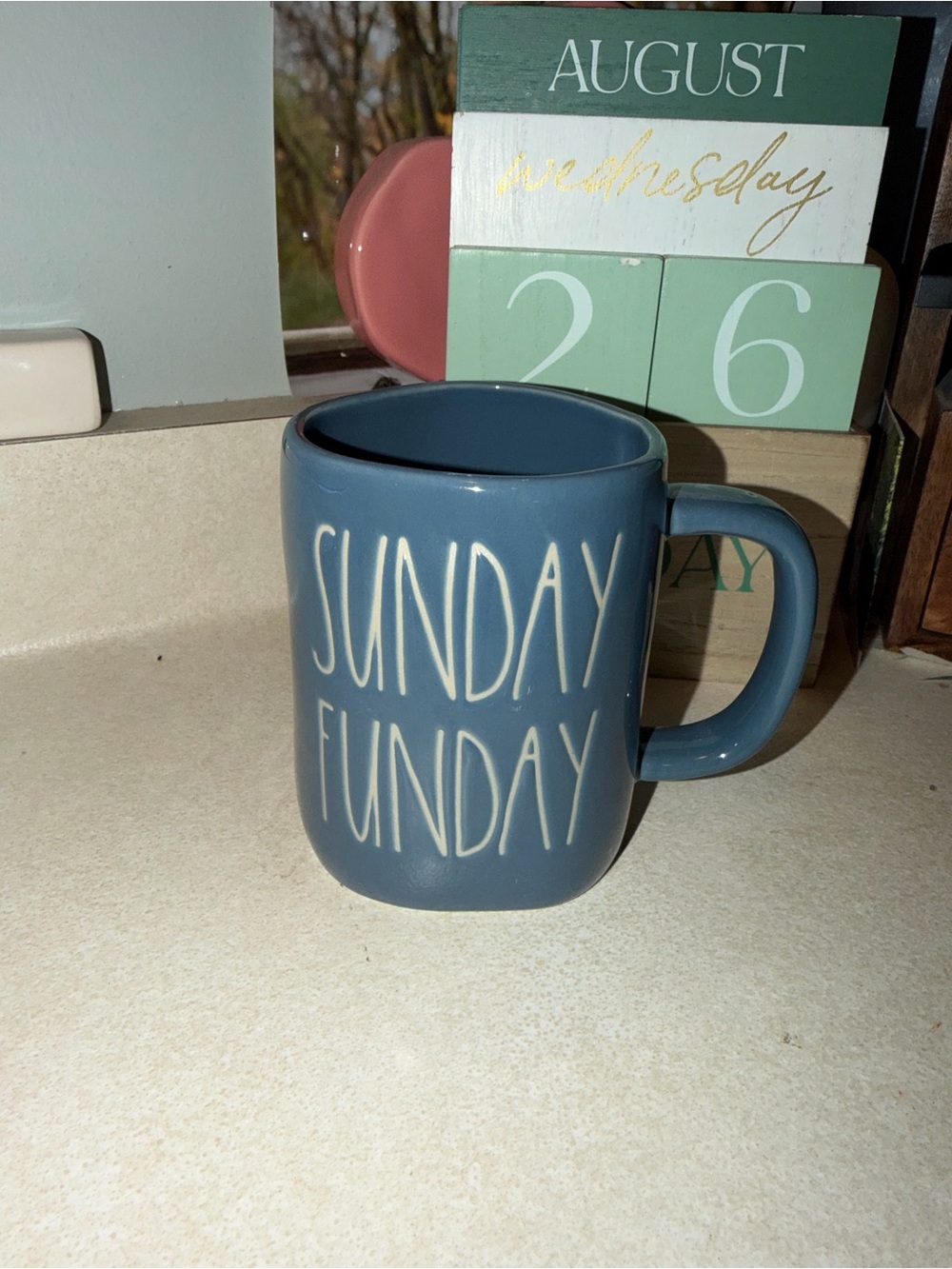 Rae dunn sunday funday mug - yes
